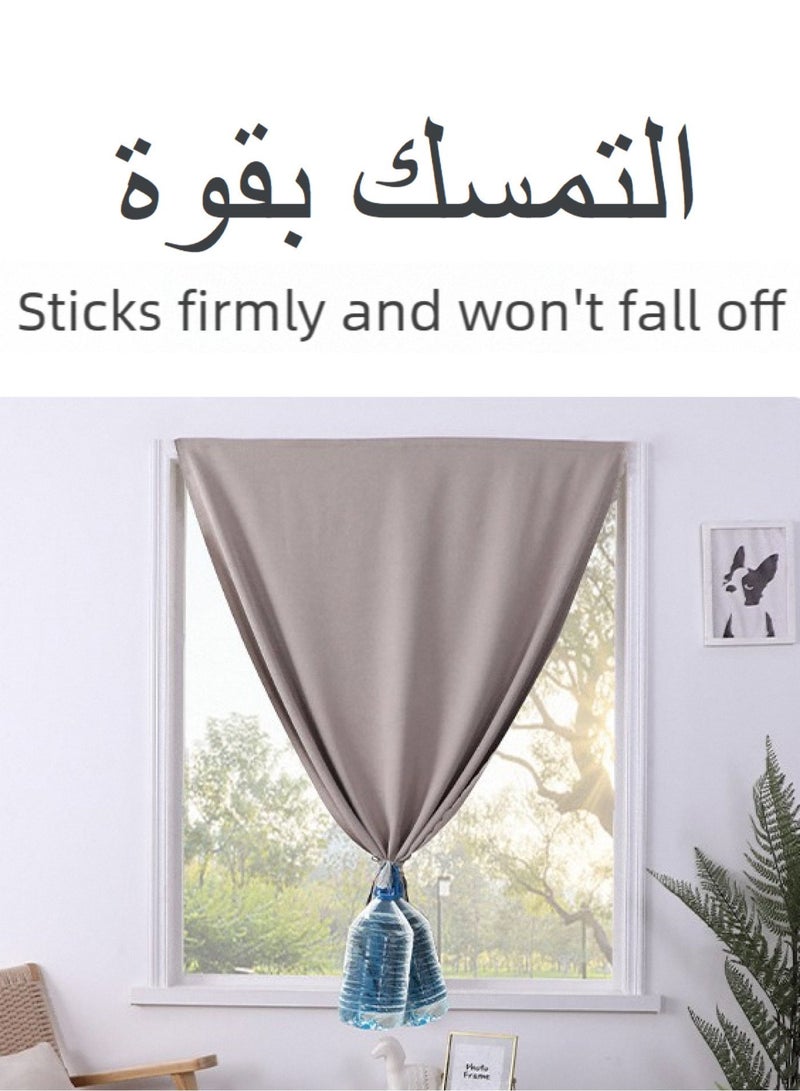 Namalu 90% Blackout Curtain, Self-adhesive and Portable, Easy to install, Sun Protection, Heat Insulation, Privacy Protection, Short Length, Suitable for Various Room Types, Bedroom Curtains, Bedroom Decoration, Modern Curtains - Image 5